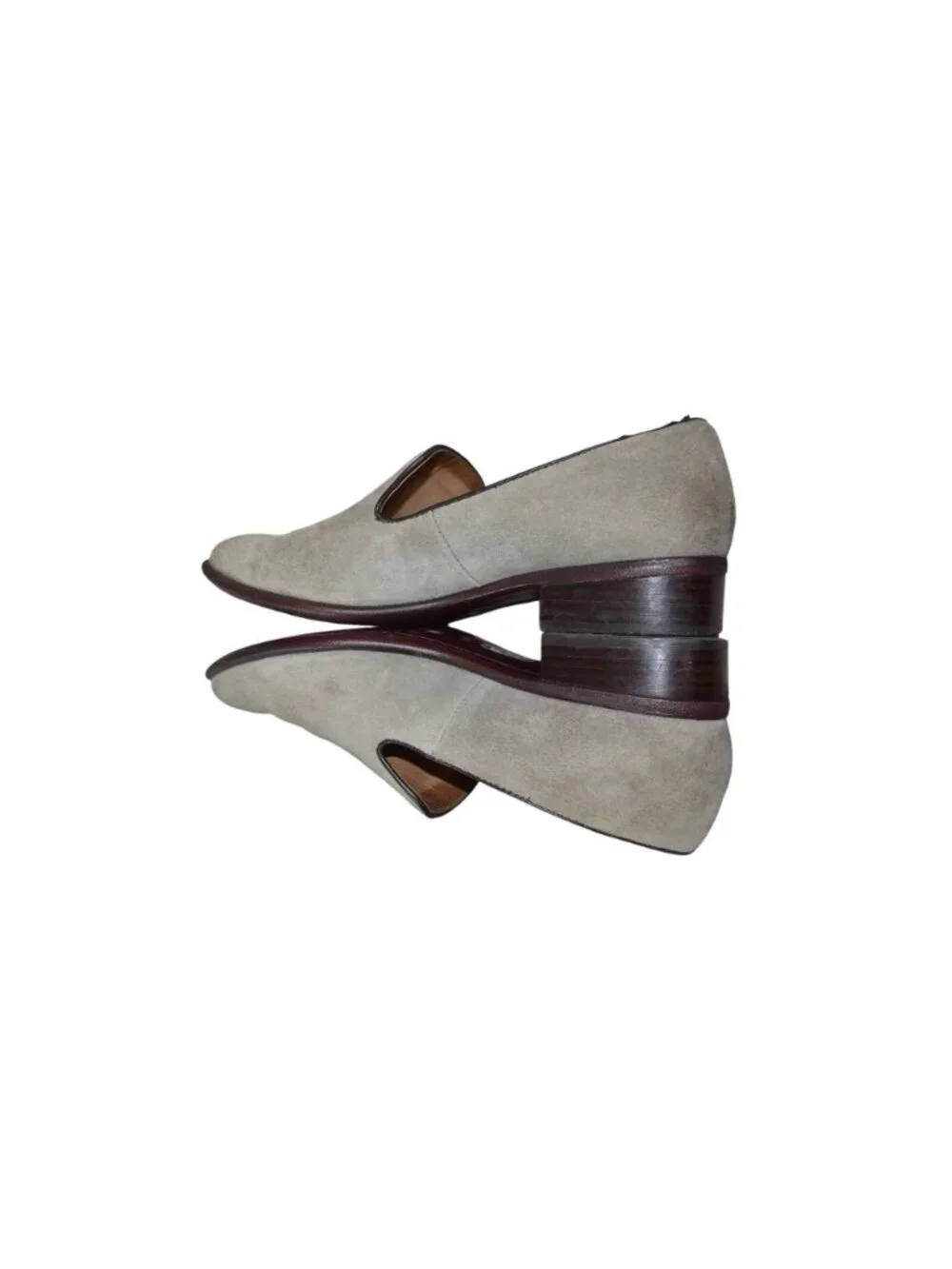 Sofft Severn Suede Slip On Loafers Grey CBU029 Women Size 9M Minimalist Coquette